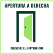 Apertura a derechas